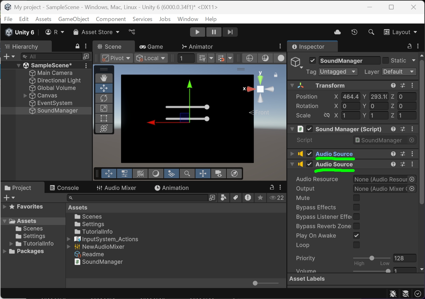 【Unity】Sliderを使った音量調整機能 - ChizuhamuChushin